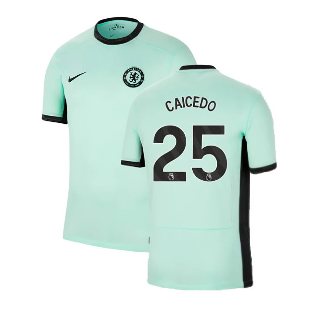 2023-2024 Chelsea Third Shirt (Caicedo 25)-SoccerKits Hub | Buy Soccer Jerseys Online